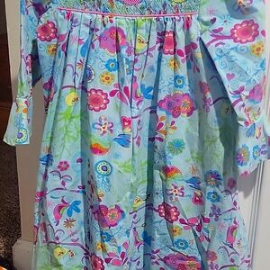 Little Girls Marmellata Size 5 Blue Dress